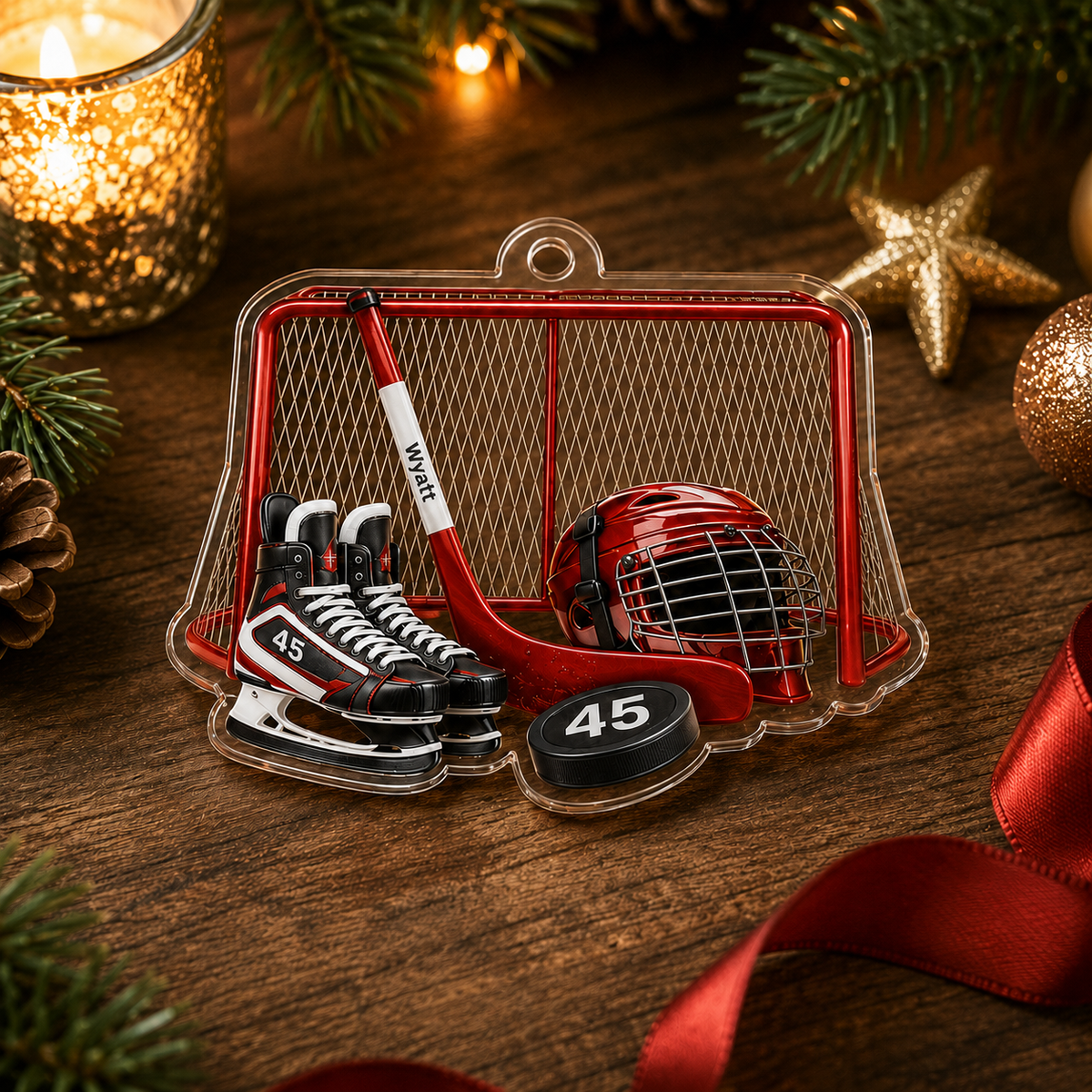 Hockey Acrylic Style 14