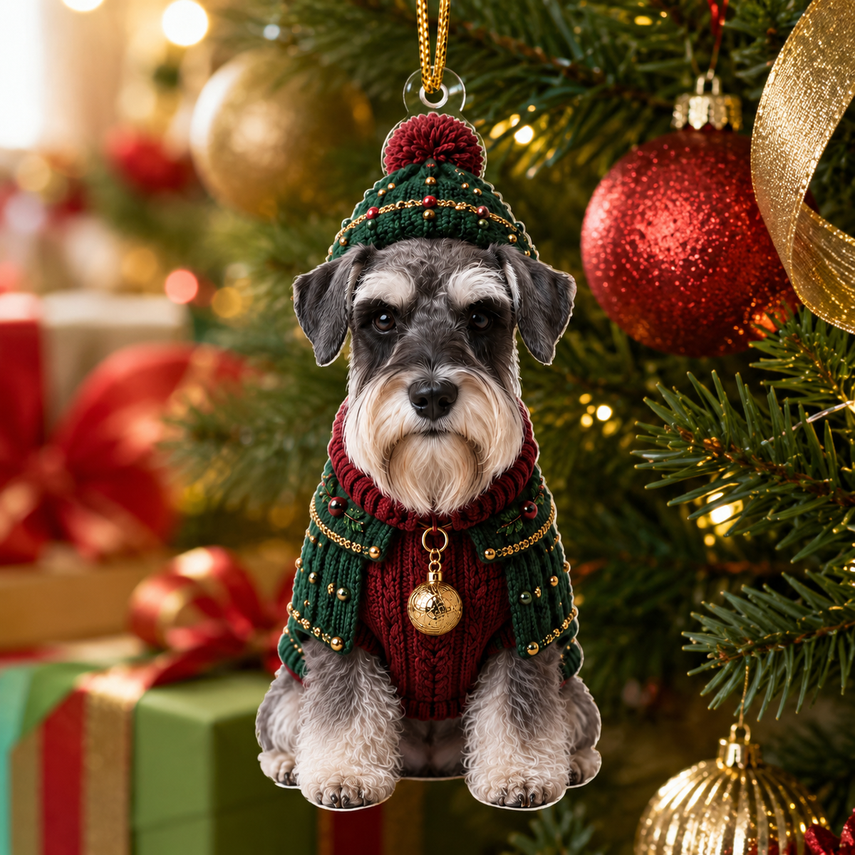 Dog Chrismast With Noel Sweater Snauchzer