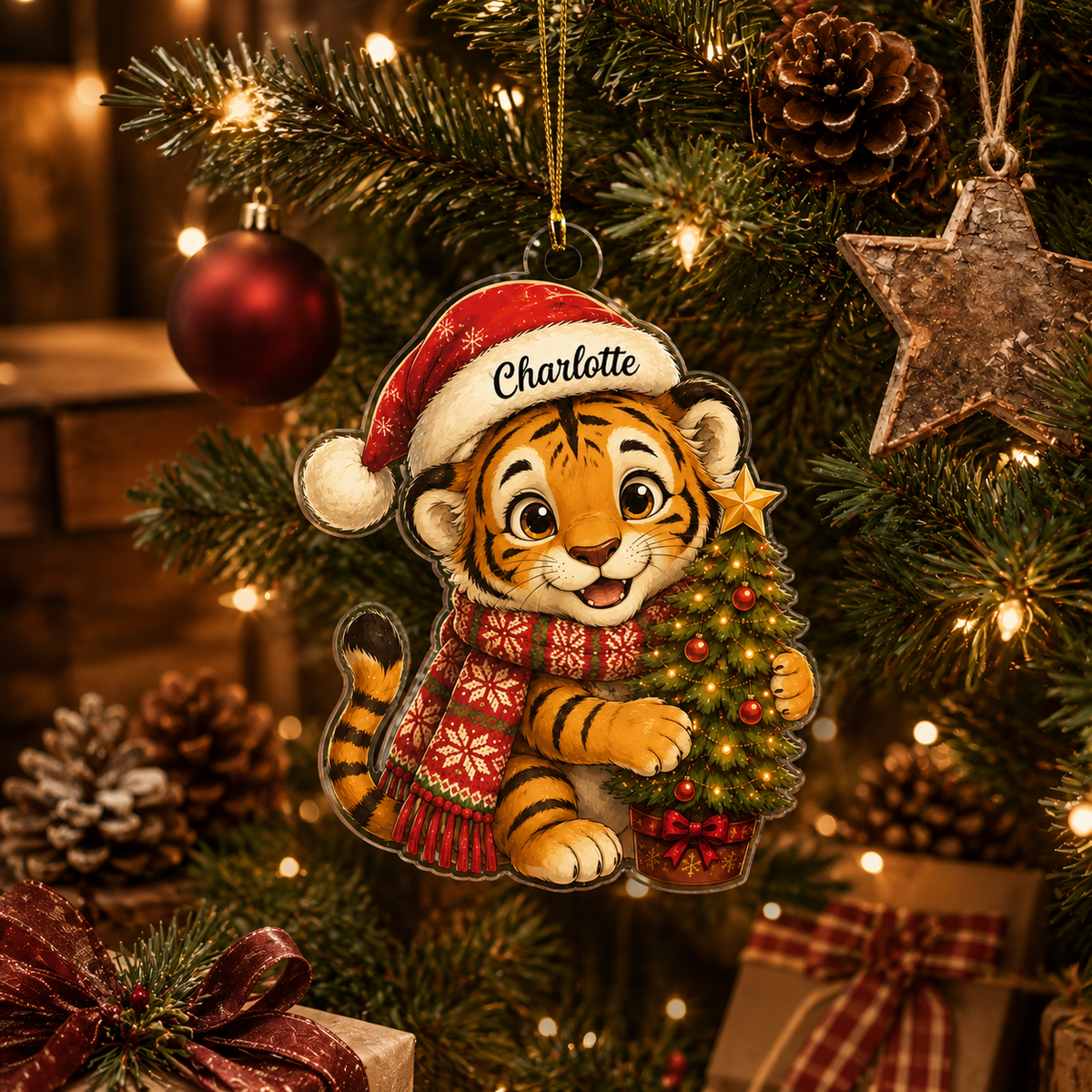 Animal Chrismas Tiger