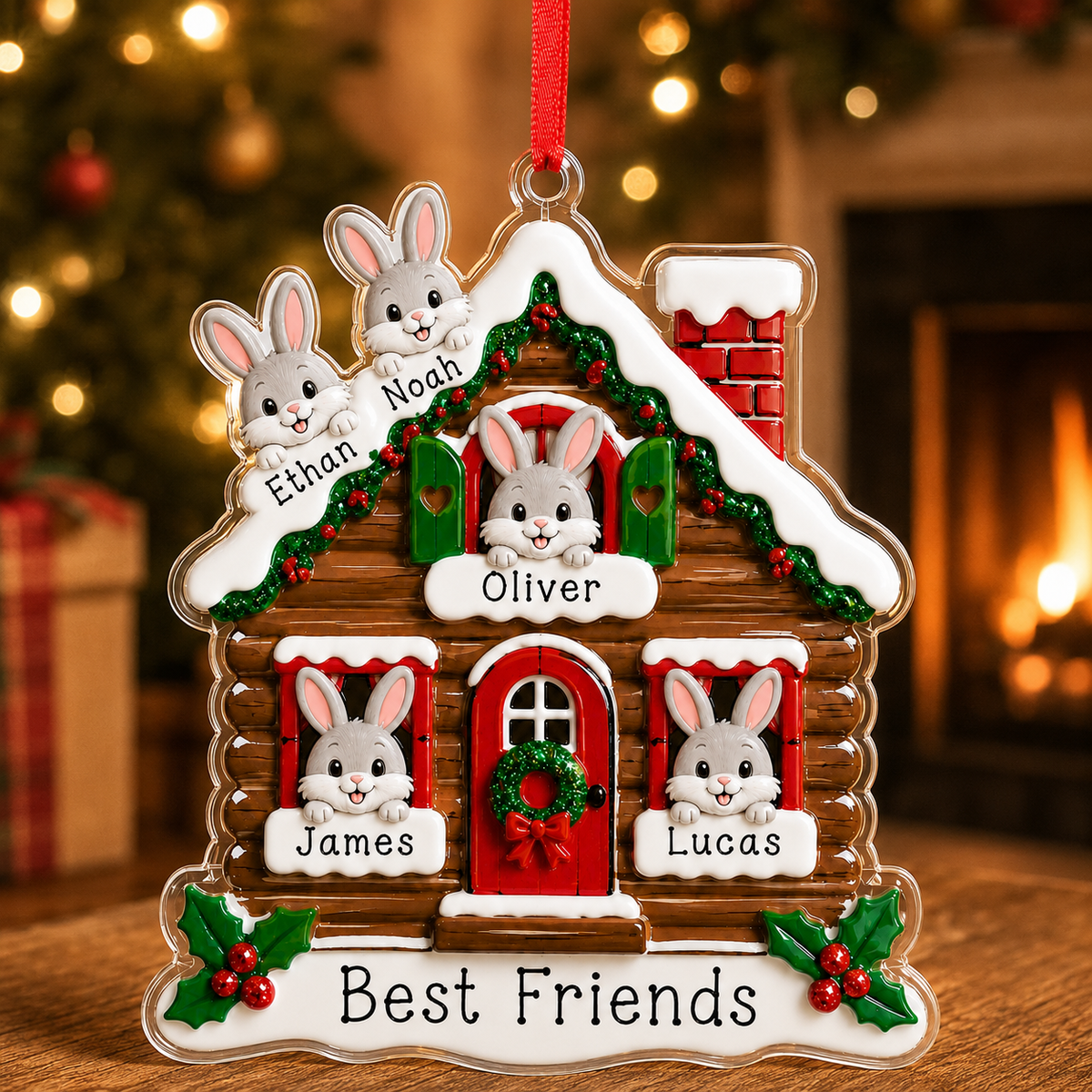 Christmas Animal House Rabbit