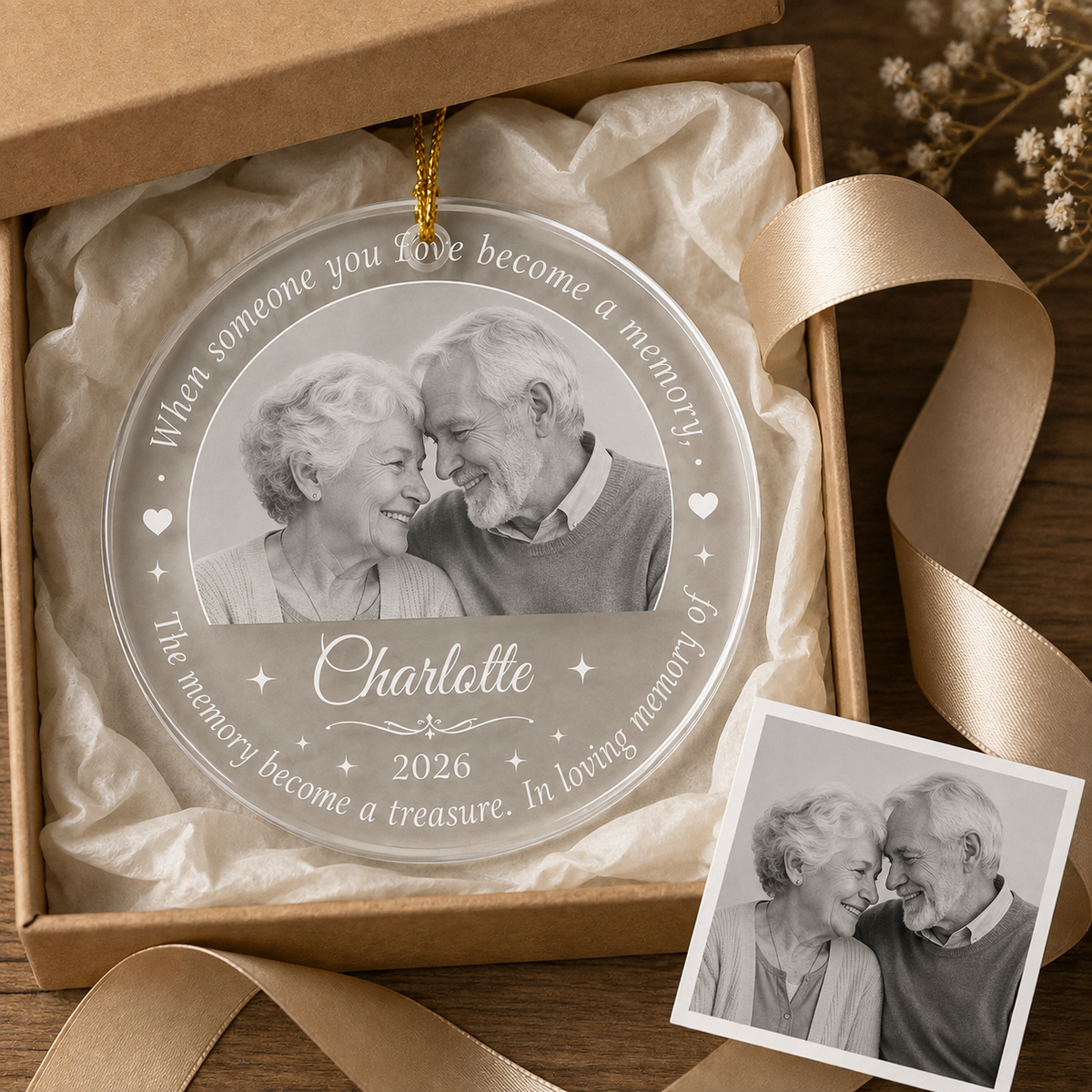 Custom Photo Love Becomes A Memory