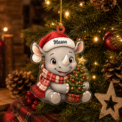 Animal Chrismas Rhino
