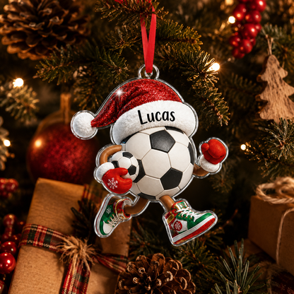 Sport Running Custome Name Acrylic Soccer