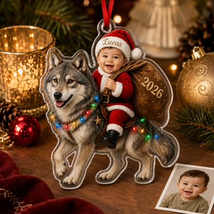Custom Photo Baby Animal Wolf