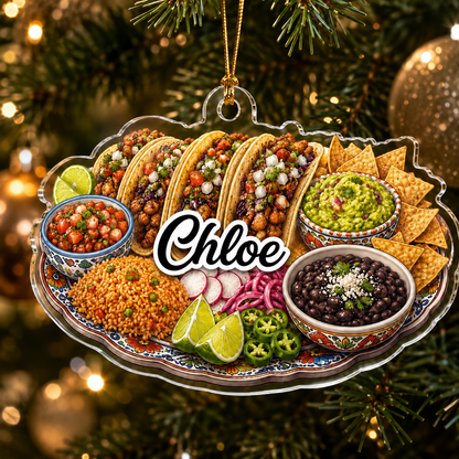 Food Dinner Mexican Taco Platter