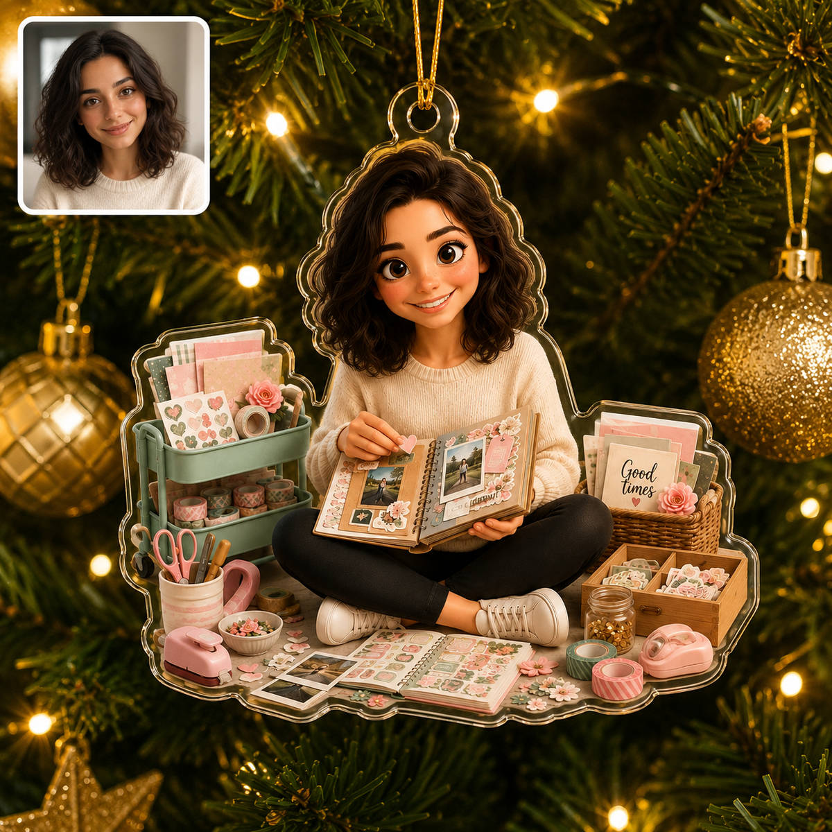 Custom Photo Hobbies Acrylic - Scrapbooking