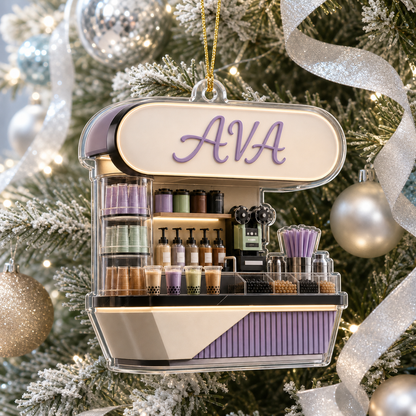 Food Lover Boba Shop Ornament