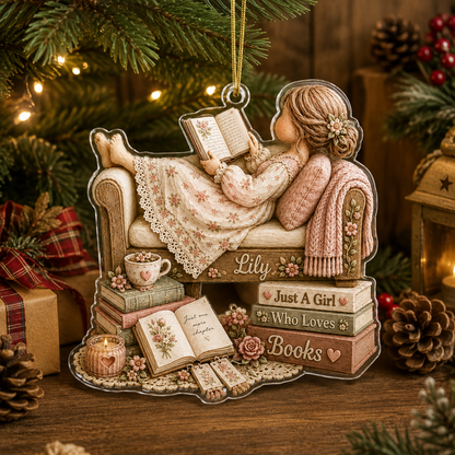 Personalized Just A Girl Hobby Reading Books
