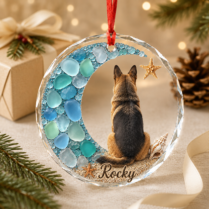 Custom Dog Seashell German Shepherd