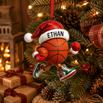 Sport Running Custome Name Acrylic Basketball