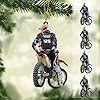 Personalized Dirt Bike Christmas Ornaments 2025 Custom Motocross Ornament Dirt bike Christmas Ornament N44