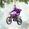 Personalized Dirt Bike Christmas Ornaments 2025 Custom Motocross Ornament Dirt bike Christmas Ornament N23