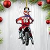 Personalized Dirt Bike Christmas Ornaments 2025 Custom Motocross Ornament Dirt bike Christmas Ornament N47