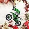 Personalized Dirt Bike Christmas Ornaments 2025 Custom Motocross Ornament Dirt bike Christmas Ornament N51