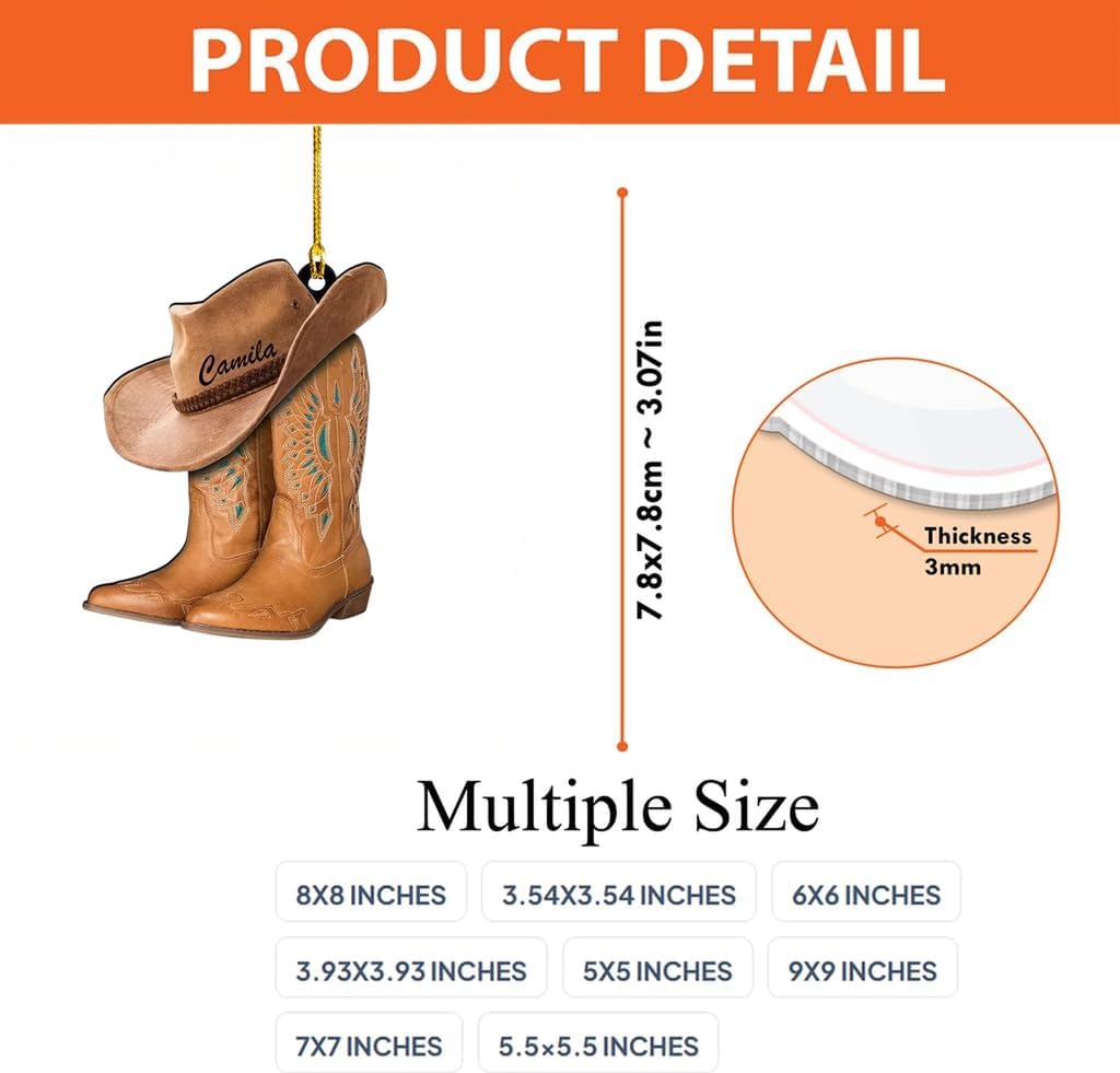 Custom Horse Riding Ornament | Personalized Equestrian Holiday Gift for Riders, Trainers & Horse Owners THH6