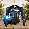 Personalized Dirt Bike Christmas Ornaments 2025 Custom Motocross Ornament Dirt bike Christmas Ornament N56