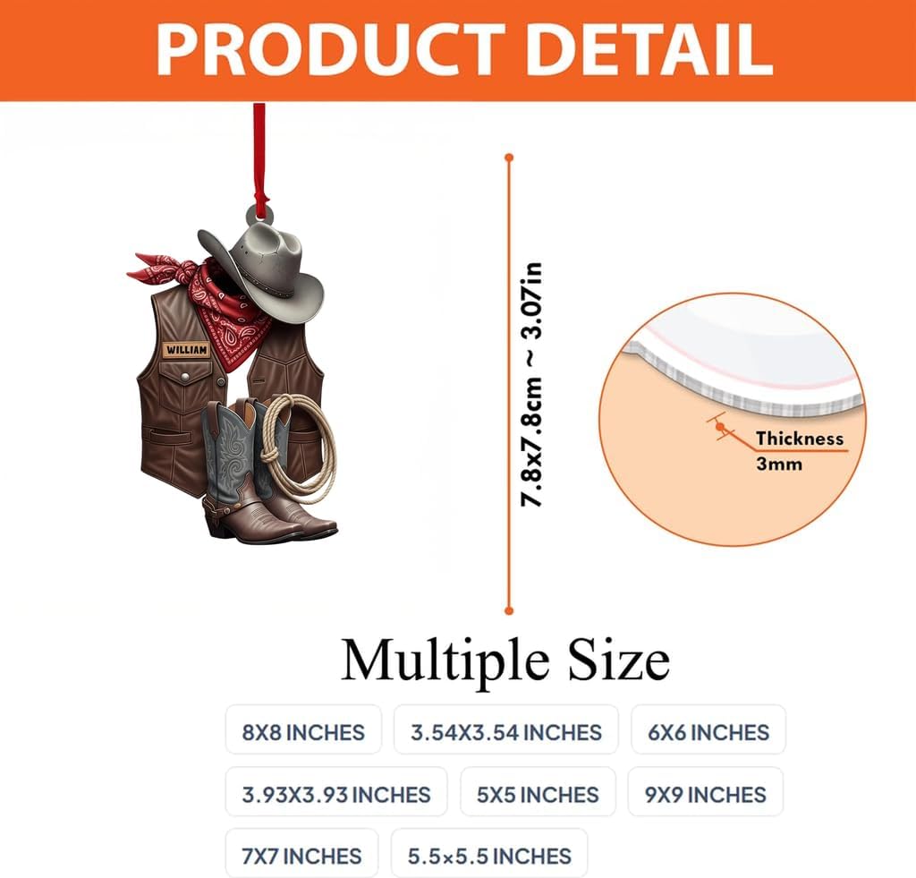 Custom Horse Riding Ornament | Personalized Equestrian Holiday Gift for Riders, Trainers & Horse Owners THH12