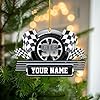Personalized Go Kart Christmas Ornament N14