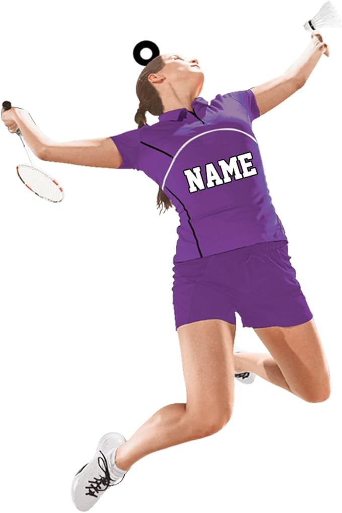 Personalized Badminton Ornament, Custom Christmas Gift for Players, Sports Lovers LL6