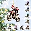 Personalized Dirt Bike Christmas Ornaments 2025 Custom Motocross Ornament Dirt bike Christmas Ornament N39