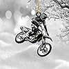 Personalized Dirt Bike Christmas Ornaments 2025 Custom Motocross Ornament Dirt bike Christmas Ornament N35