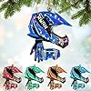 Personalized Dirt Bike Christmas Ornaments 2025 Custom Motocross Ornament Dirt bike Christmas Ornament N52