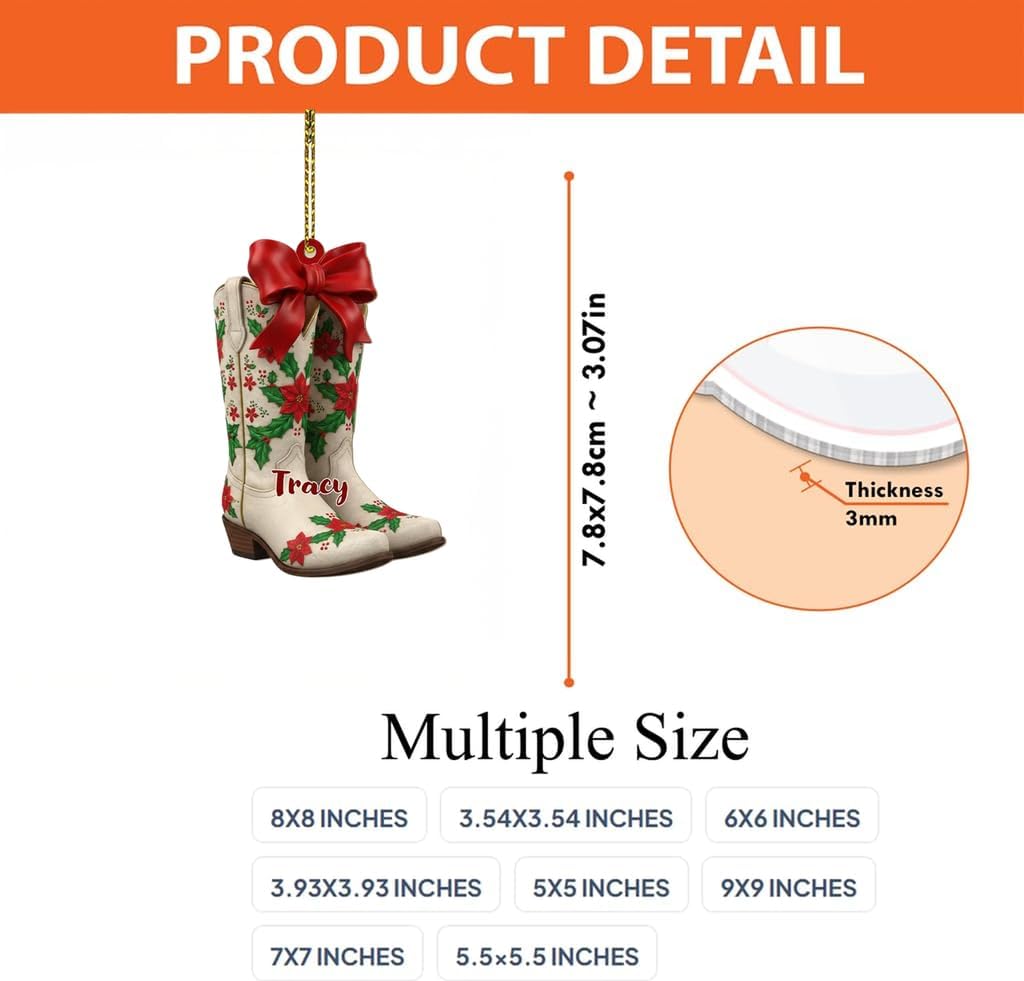 Custom Horse Riding Ornament | Personalized Equestrian Holiday Gift for Riders, Trainers & Horse Owners THH8