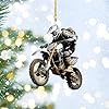 Personalized Dirt Bike Christmas Ornaments 2025 Custom Motocross Ornament Dirt bike Christmas Ornament N39