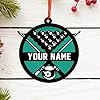 Personalized Billiards Ornament 2025, Billiards Christmas Ornaments N02