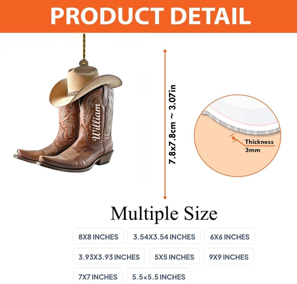 Custom Horse Riding Ornament | Personalized Equestrian Holiday Gift for Riders, Trainers & Horse Owners THH15