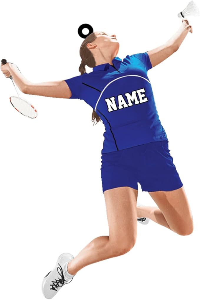 Personalized Badminton Ornament, Custom Christmas Gift for Players, Sports Lovers LL6