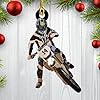 Personalized Dirt Bike Christmas Ornaments 2025 Custom Motocross Ornament Dirt bike Christmas Ornament N46