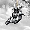 Personalized Dirt Bike Christmas Ornaments 2025 Custom Motocross Ornament Dirt bike Christmas Ornament N40