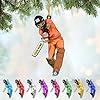 Personalized Cricket Christmas Ornament 2025, Custom Cricket Bat Ornament N23