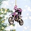 Personalized Dirt Bike Christmas Ornaments 2025 Custom Motocross Ornament Dirt bike Christmas Ornament N39