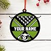 Personalized Billiards Ornament 2025, Billiards Christmas Ornaments N02