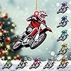 Personalized Dirt Bike Christmas Ornaments 2025 Custom Motocross Ornament Dirt bike Christmas Ornament N40