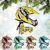 Personalized Dirt Bike Christmas Ornaments 2025 Custom Motocross Ornament Dirt bike Christmas Ornament N52