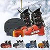 Personalized Snow Skiing Ornament, Custom Colored Skiing Mask Shape Ornament N13