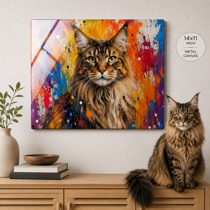 Personalized Pet Metal Wall Art – Custom Dog Portrait Print Gift For Dog Cat Lover THUC99