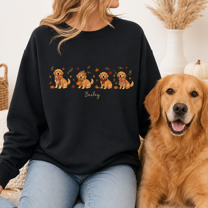 Personalized Dog Face Sweatshirt Custom Pet Photo Hoodie Gift for Dog Lovers THUC99