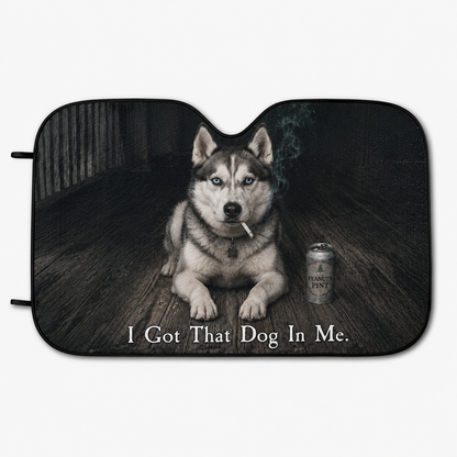 Personalized Pet Windshield Sun Shade, Custom Dog Photo Auto Cover, Cute Car Interior Accessory THUC99
