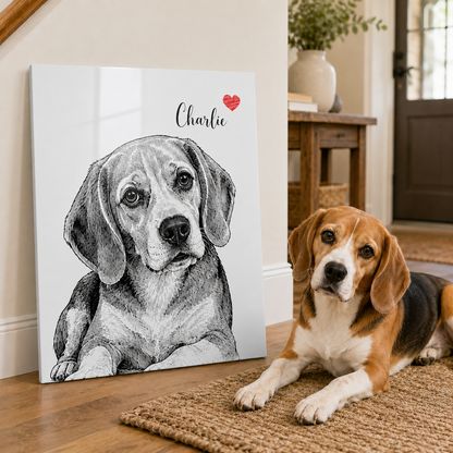 Custom Dog Metal Wall Art – Personalized Pet Portrait From Your Photo Gift For Dog Dad THUC99