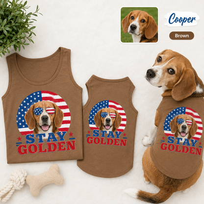 Custom Women’s Dog Mom and Pet Tank Top Set, Personalized Matching Dog Photo Shirt THUC99 (Copy)