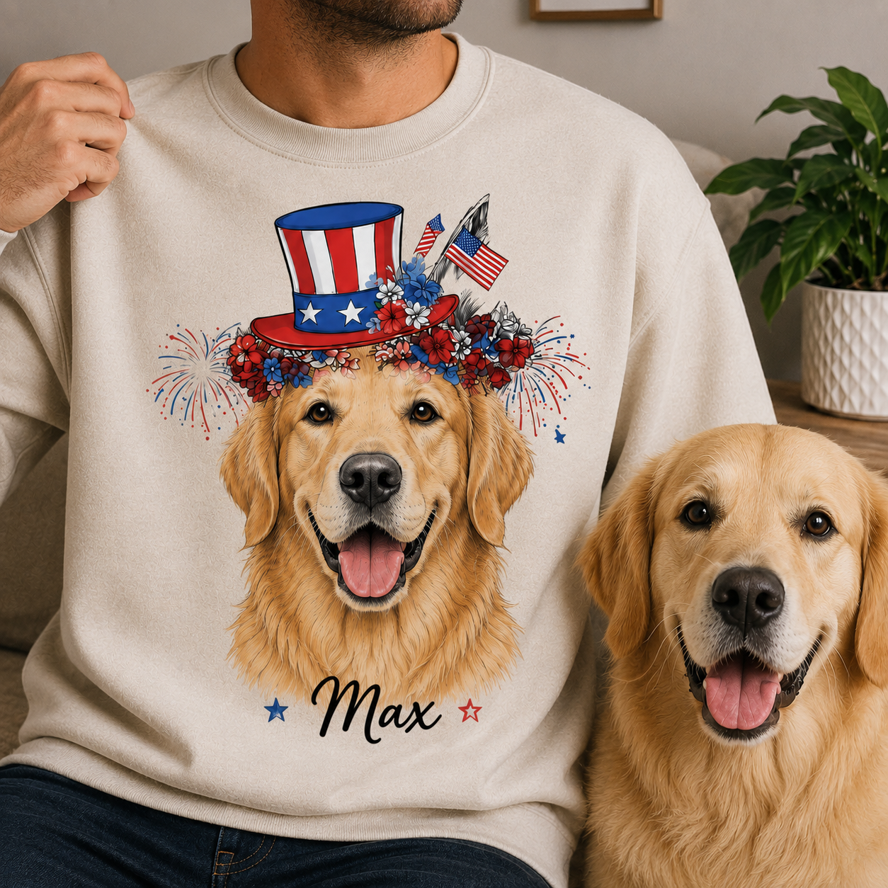 Custom Dog Mom Hoodie Personalized Pet Photo Sweatshirt Gift from Dog to Mom THUC99