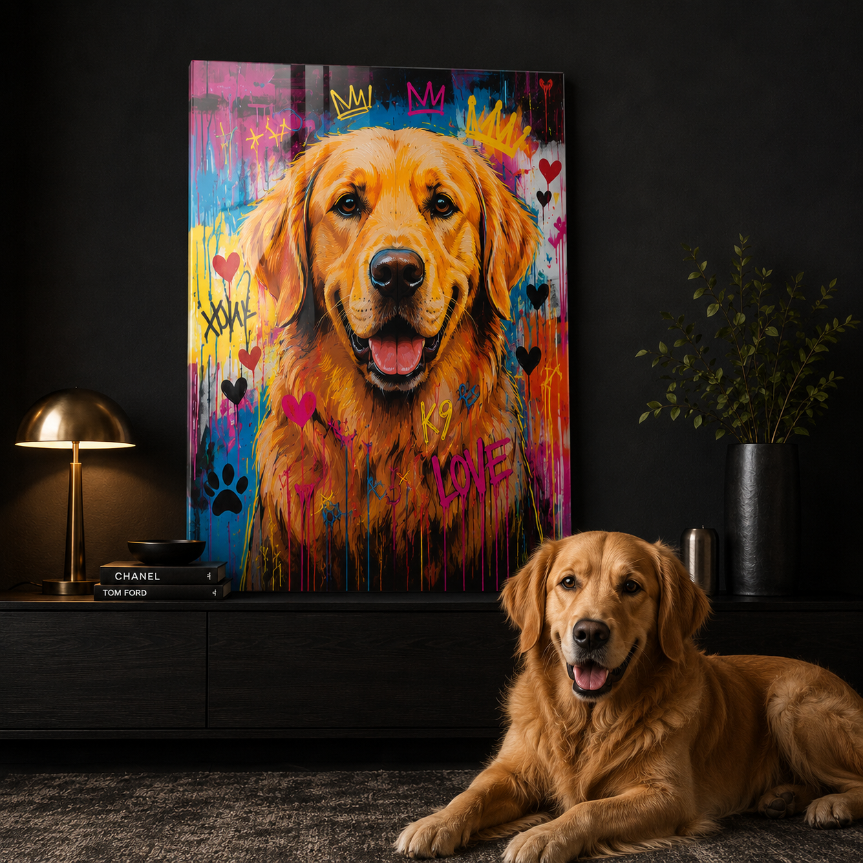 Personalized Dog Photo Metal Print – Custom Pet Wall Art Gift For Dog Mom Dad THUC99
