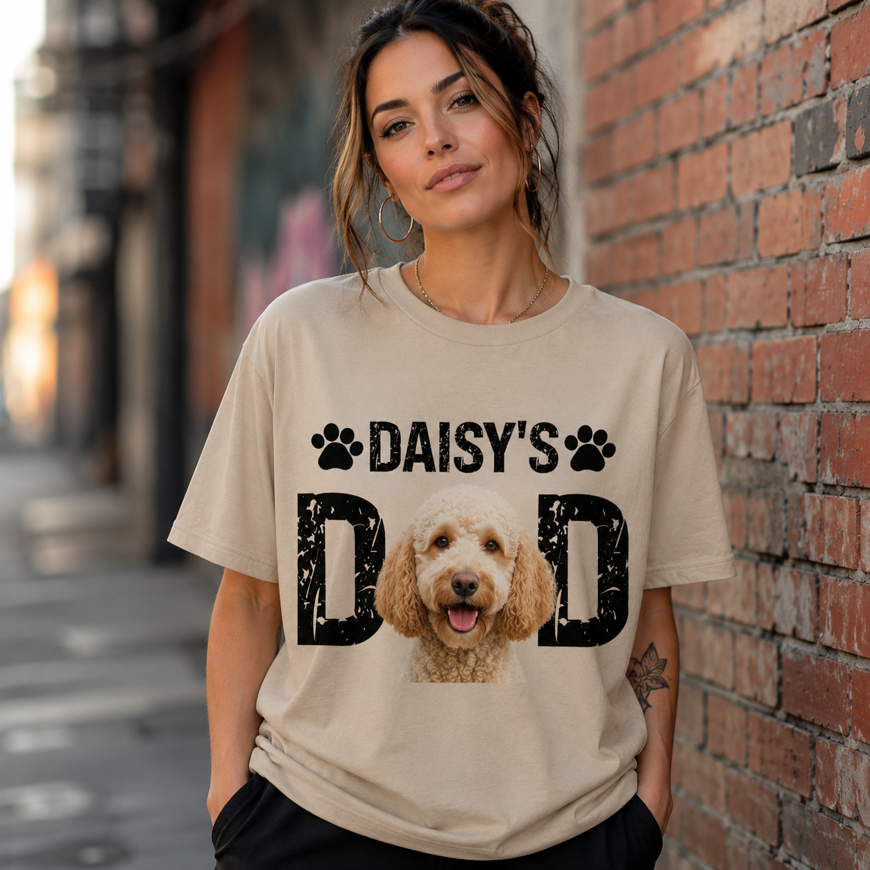 Custom Photo Dog Vintage Wash T-Shirt, Personalized Pet Lover Gift | Dog Lover Shirt THUC99