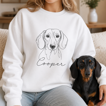 Personalized Dog Memorial Hoodie Custom Pet Photo Sweatshirt Sympathy Gift for Pet Loss THUC99