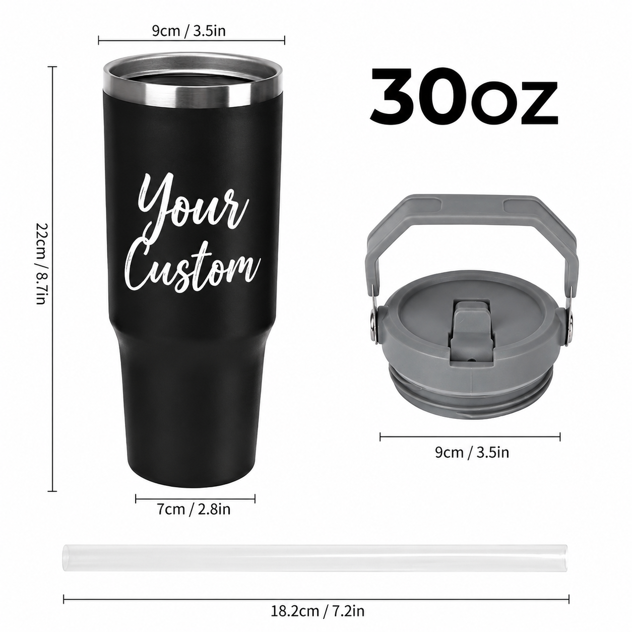 Custom Photo Girl Horse 30oz Tumbler | Gift For Horse Lovers | Pet Lover Gifts