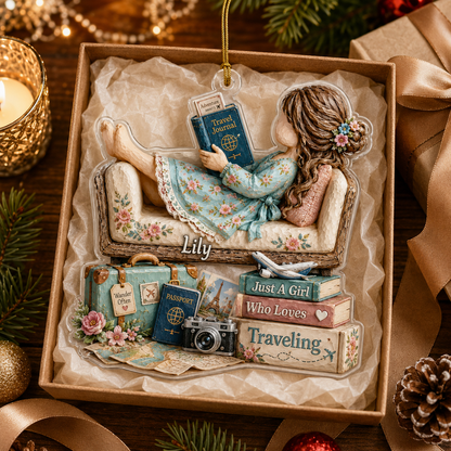 Personalized Just A Girl Hobby Travelling